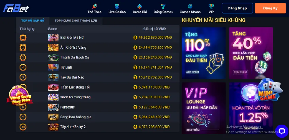 Trò chơi Bắn Cá kịch tính i9bet100