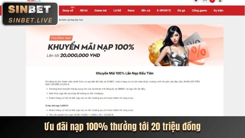 Ưu đãi chào mừng thành viên mới tại i9bet100